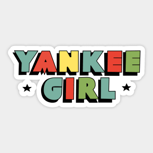 Yankee Girl Sticker